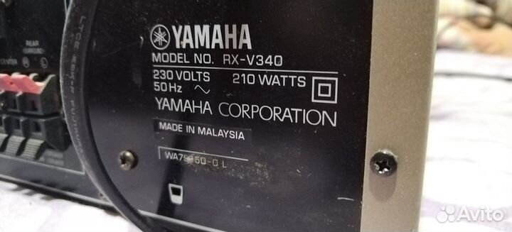Усилитель Yamaha RX V-340