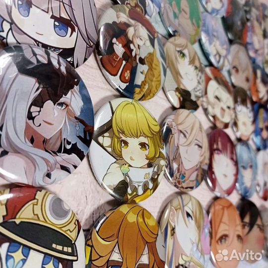 Значки Genshin Impact/Honkai: Star Rail