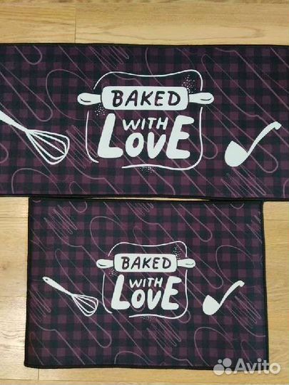 Коврик для кухни безворсовые (2шт.) 40х60+40х120