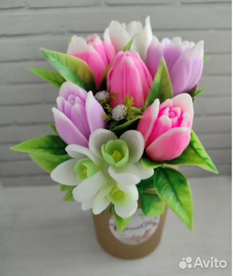 Букет из мыла