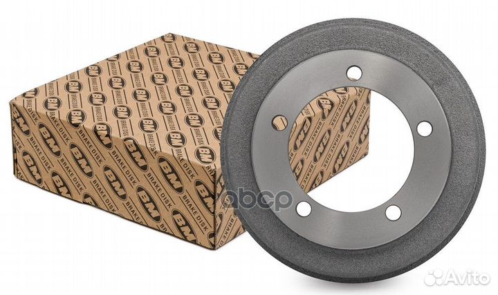 Барабан тормозной задний 254X57мм 5/160(1шт.) D