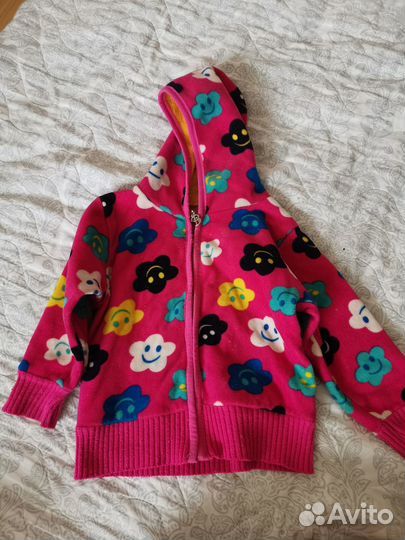 Флисовая кофта для девочки 86