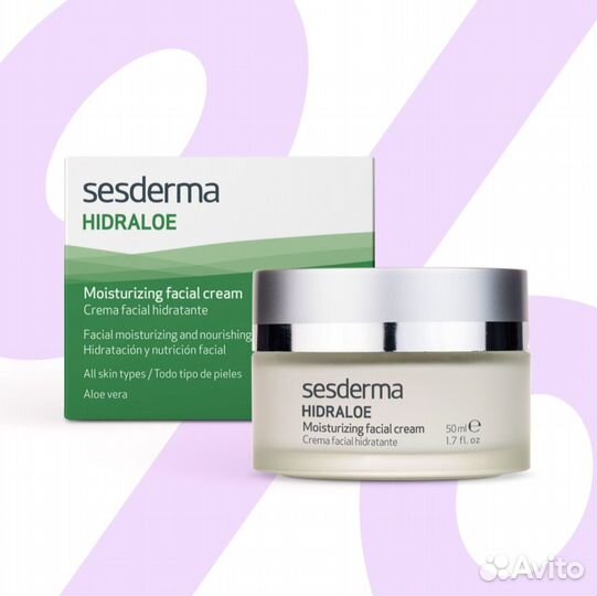 Крем для лица Sesderma Hidraloe увлажняющий 50 мл