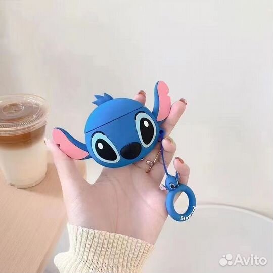 Чехол для наушников airpods pro Stitch