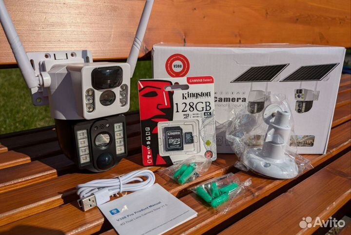 Уличная камера 4g на солнечной батарее