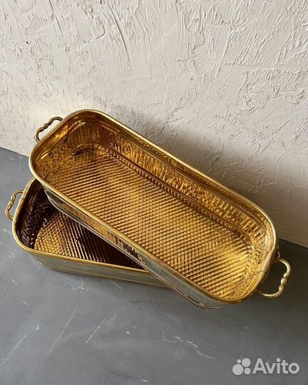 Латунные кашпо подставки