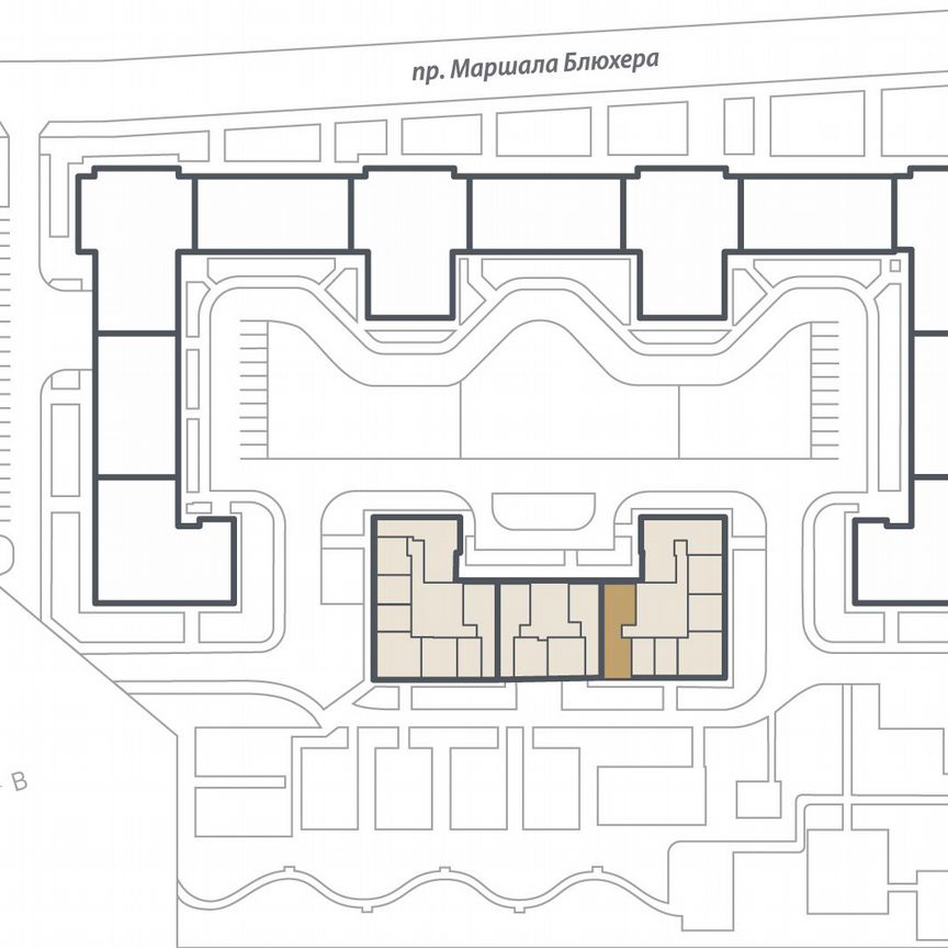 3-к. квартира, 88,8 м², 3/16 эт.