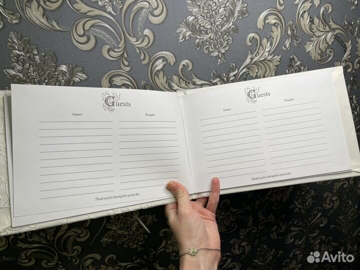 Новая гостевая книга пожеланий на свадьбу