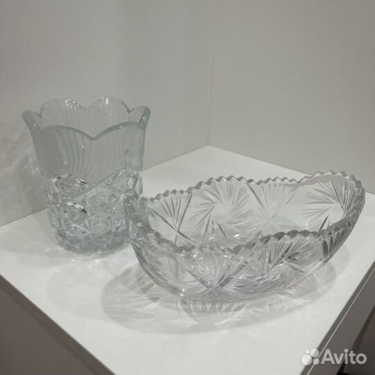 Хрустальные вазочки