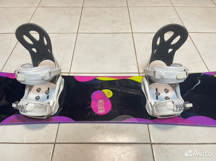 Сноуборд комплект Burton - 140 + Drake King - M