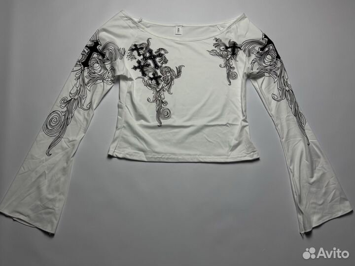 Майка Archive Type с длинным рукавом