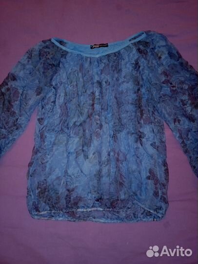 Блузка женская 46 48 шелк