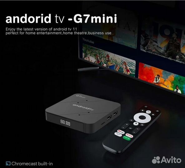 Android TV box G7, Android TV 11, Amlogic S905 w2