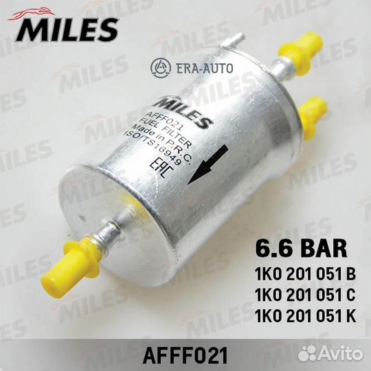 Miles afff021 VAG A3/golf/octavia/superb/jetta 1.2-3.6 03- (filtron PP836/2, mann WK69) afff021