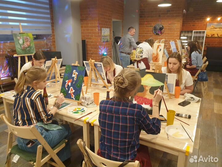 Арт-вечеринка, арт-девичник, арт-день рождения, ар