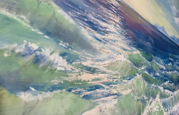 Морской пейзаж (картина-масло)