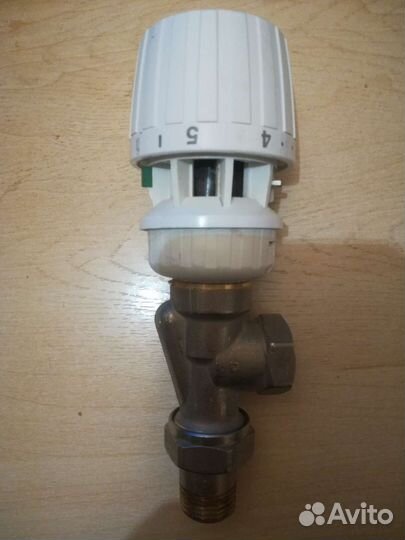 Термоклапан и термоголовка Danfoss в сборе