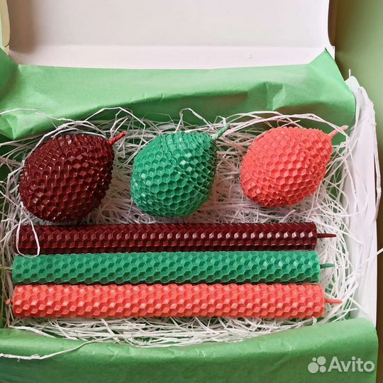 Свечи из вощины набор