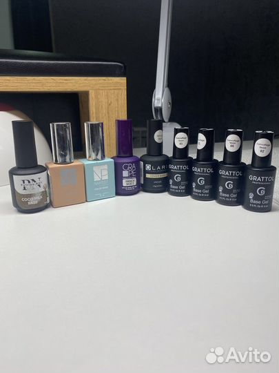 База и топ для маникюра. Цветные базы для ногтей