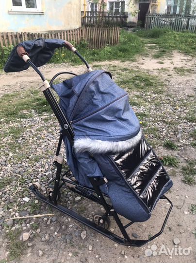 Коляска санки