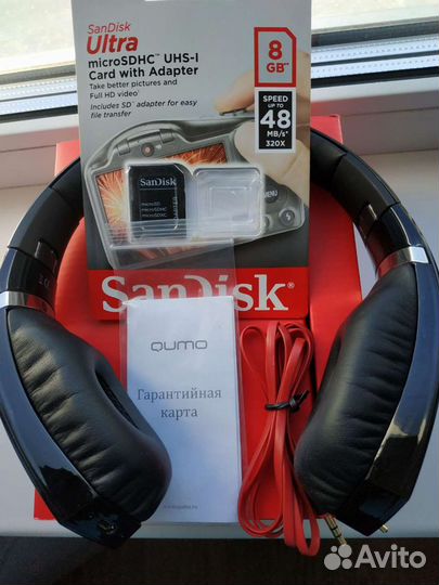 Наушники с мр3/WMA и FM радио