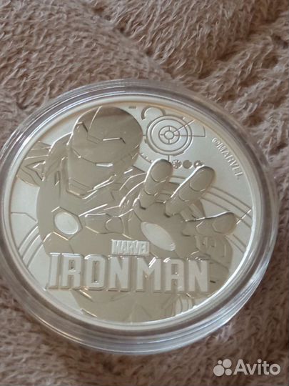 Тувалу 2018-2021 серия Marvel Марвел серебро 999.9