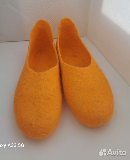 Шерстяные валяные следки размер 38-39