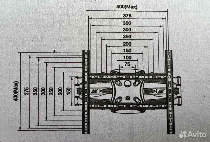 Кронштейн для тв Поворотно-Наклоный NB Model P5