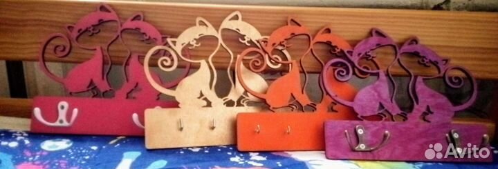 Ключницы вешалки Кошки