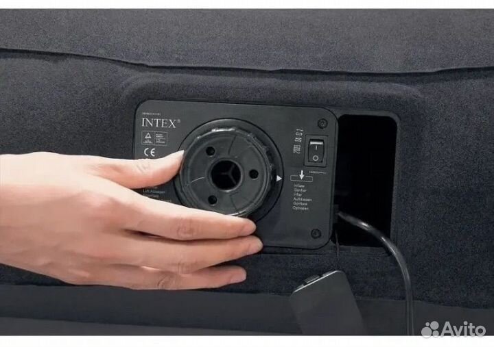 Надувной матрас intex 203х152х42 см. Новый