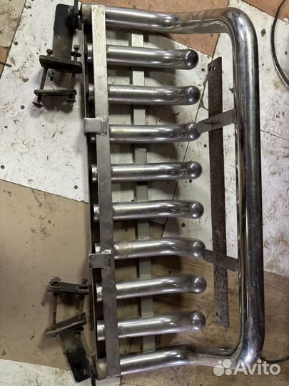 Защита бампера переднего и заднего Прадо 120