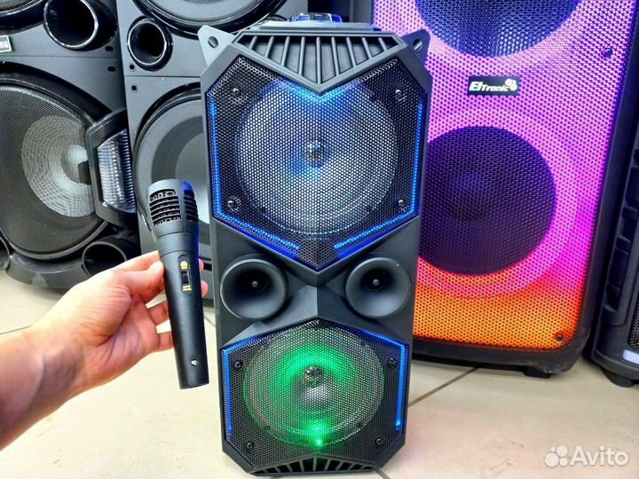 Колонка Speaker 40Вт с караоке 55см