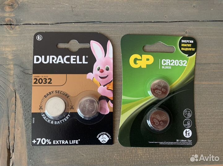 Батарейки CR2032 Duracell, GP