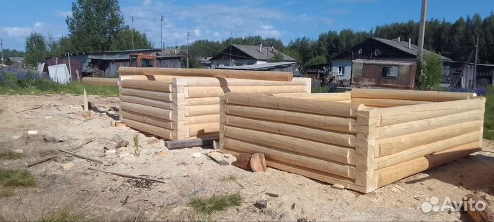 Срубы ручной рубки