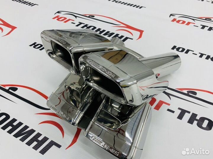 Насадки 63 AMG ромбы с боковым отв Mercedes-Benz