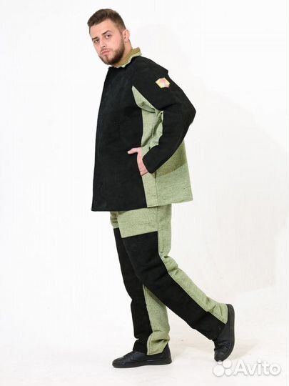 Костюм сварщика со спилком (кожа)