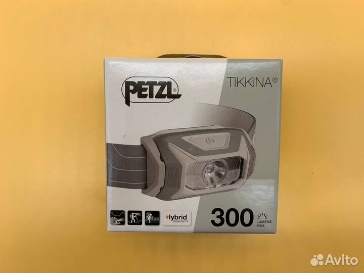Налобный фонарь Petzl Tikkina серый