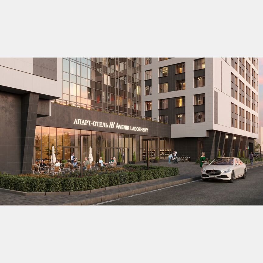 Апартаменты-студия, 24,6 м², 9/14 эт.