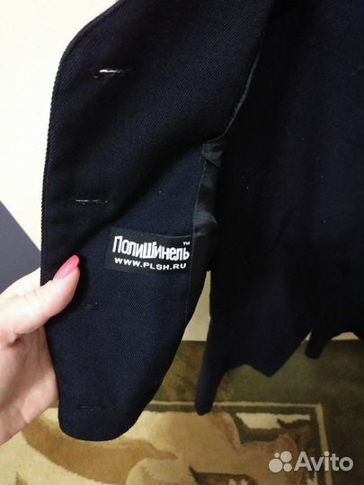 Синяя форма брюки и жилет для девочки р. 116-122