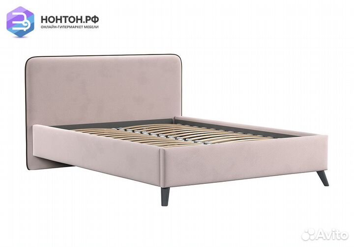 Кровать Миа светло-розовая