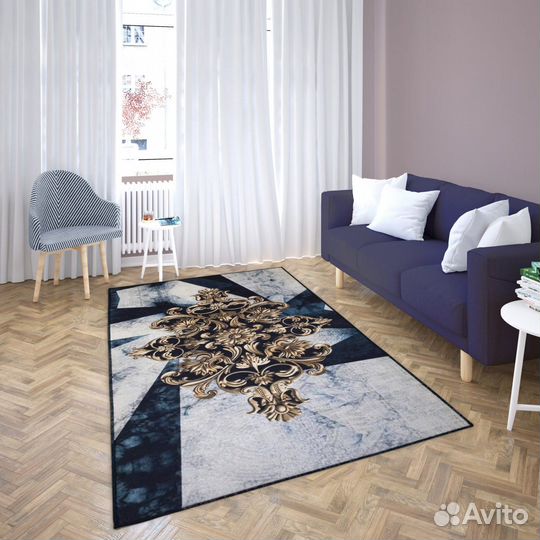 Ковер безворсовый палас 100*200. Турция