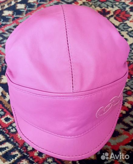 Кепка женская кожаная - 4