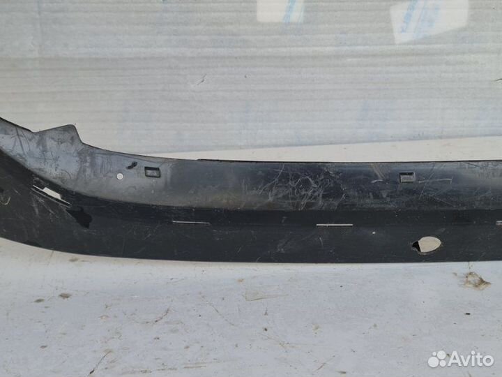 Спойлер (юбка) бампера задний Toyota Rav4 2015+