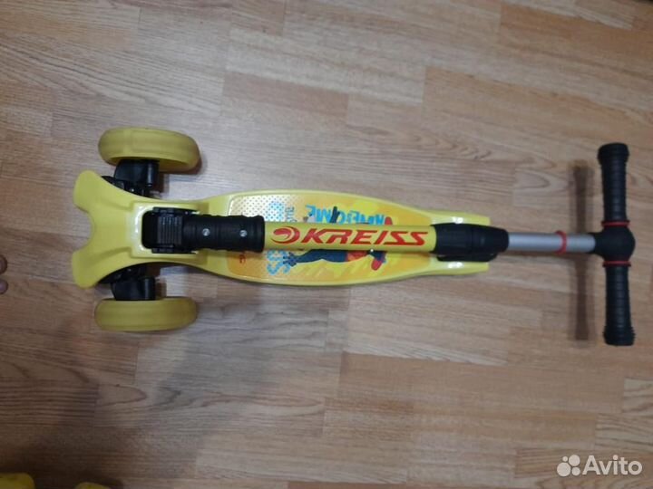 Самокат детский трехколесный kreiss