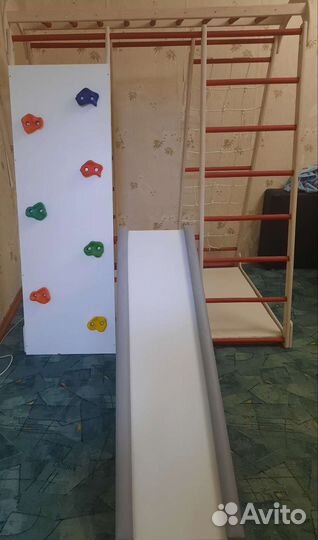 Детский спортивный комплекс деревянный