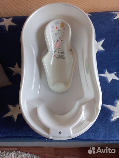 Ванночка для купания с горкой