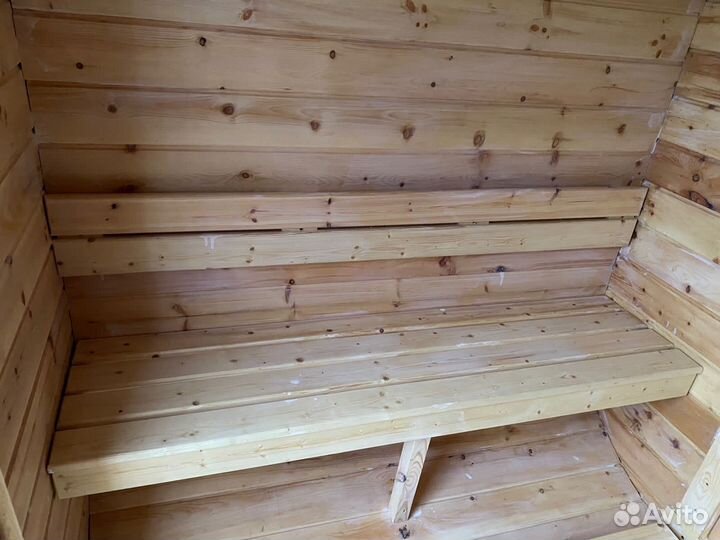 Баня бочка квадро