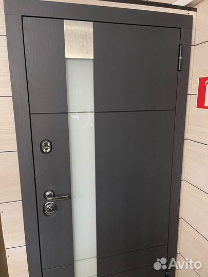 Уличные Двери Графит с Терморазрывом