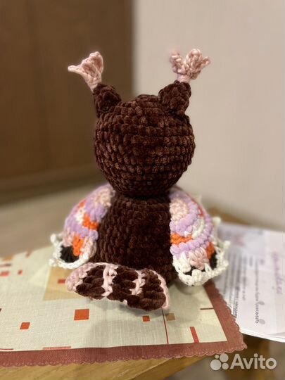 Мягкая игрушка сова ручной работы