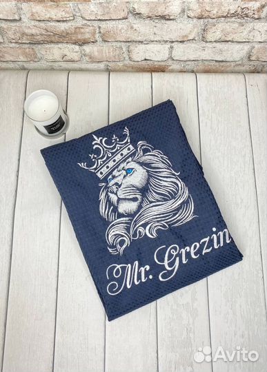 Халат мужской вафельный